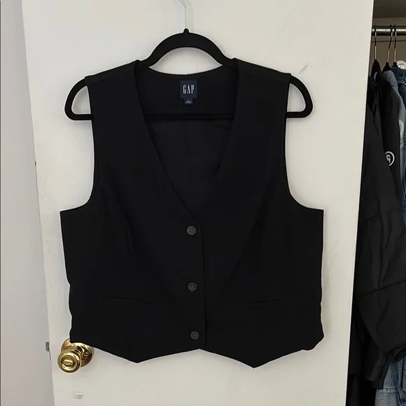 vintage old gap design vest（Gap Vintage Vest - Etsy）